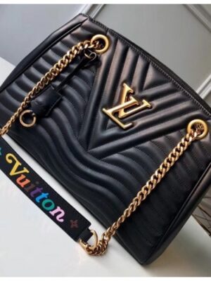 Louis Vuitton Replica New Wave Chain Tote Bag M51496 Black 2018