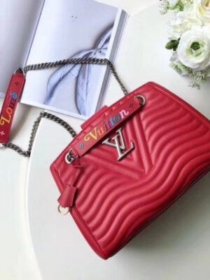 Louis Vuitton Replica New Wave Chain Tote Bag M51497 Red 2018