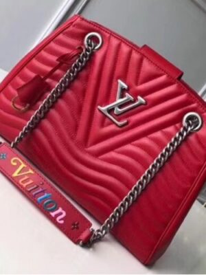 Louis Vuitton Replica New Wave Chain Tote Bag M51497 Red 2018