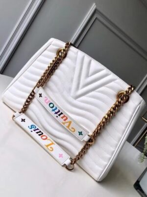 Louis Vuitton Replica New Wave Chain Tote Bag M51978 White 2018