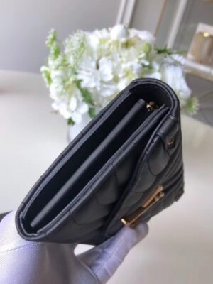 Louis Vuitton Replica New Wave Long Wallet in Calfskin M63298 Black