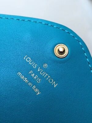 Louis Vuitton Replica New Wave Long Wallet in Calfskin M63298 Blue