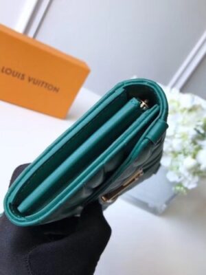 Louis Vuitton Replica New Wave Long Wallet in Calfskin M63298 Green