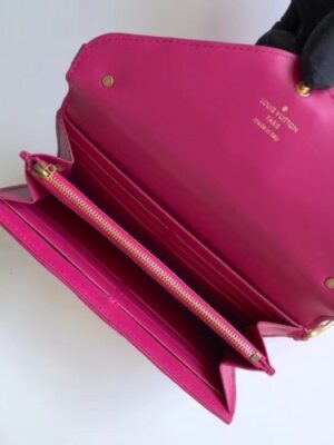 Louis Vuitton Replica New Wave Long Wallet in Calfskin M63298 Hot Pink