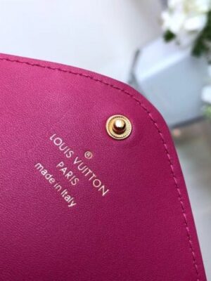 Louis Vuitton Replica New Wave Long Wallet in Calfskin M63298 Hot Pink