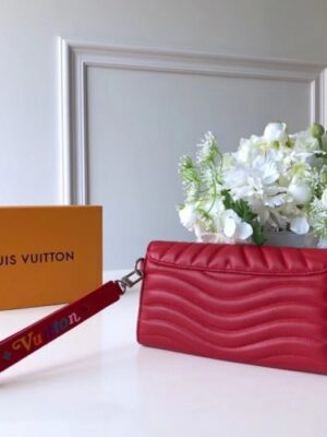 Louis Vuitton Replica New Wave Long Wallet in Calfskin M63298 Red