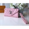 Louis Vuitton Replica New Wave Long Wallet in Calfskin M63729 Pink