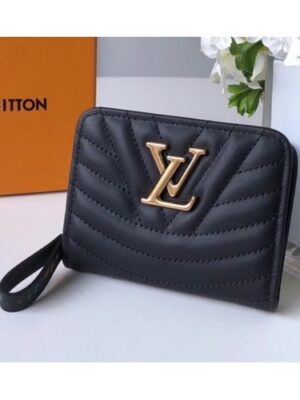 Louis Vuitton Replica New Wave Zippy Short Wallet M63789 Black