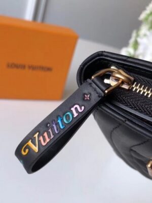 Louis Vuitton Replica New Wave Zippy Short Wallet M63789 Black