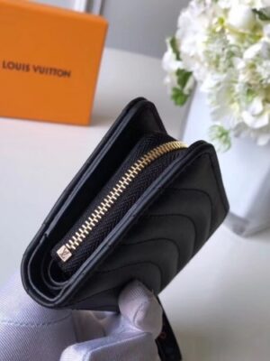 Louis Vuitton Replica New Wave Zippy Short Wallet M63789 Black