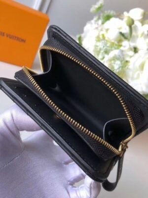 Louis Vuitton Replica New Wave Zippy Short Wallet M63789 Black