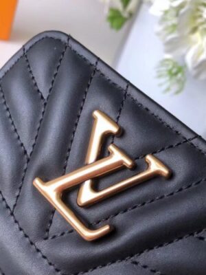 Louis Vuitton Replica New Wave Zippy Short Wallet M63789 Black