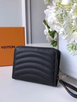 Louis Vuitton Replica New Wave Zippy Short Wallet M63789 Black