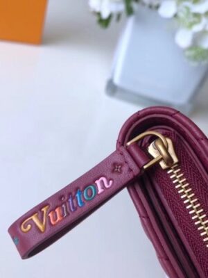 Louis Vuitton Replica New Wave Zippy Short Wallet M63789 Burgundy