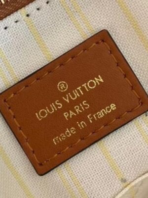 Louis Vuitton Replica OnTheGo GM Bag In Raffia With Brown Leather M57644