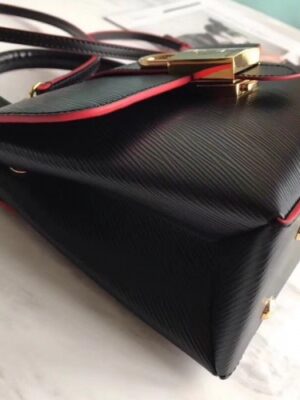 Louis Vuitton Replica One Handle Flap Messenger Bag in Epi Leather M43129 Black 2018