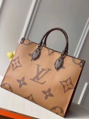 Louis Vuitton Replica Onthego MM Bag Giant Monogram Reverse M45321