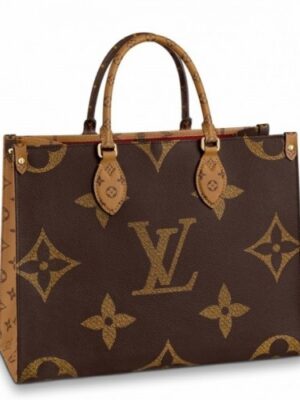 Louis Vuitton Replica Onthego MM Bag Giant Monogram Reverse M45321