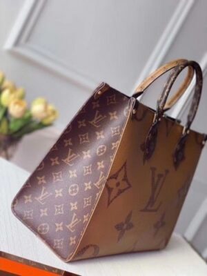 Louis Vuitton Replica Onthego MM Bag Giant Monogram Reverse M45321