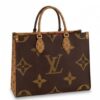 Louis Vuitton Replica Onthego MM Bag Monogram Reverse M45039