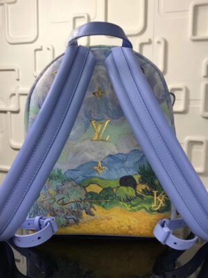 Louis Vuitton Replica Original Masters Collection's Piece VAN GOGH Backpack M43374 Blue 2017