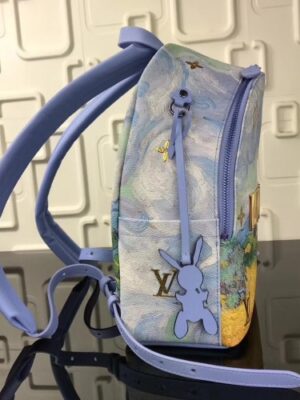 Louis Vuitton Replica Original Masters Collection's Piece VAN GOGH Backpack M43374 Blue 2017