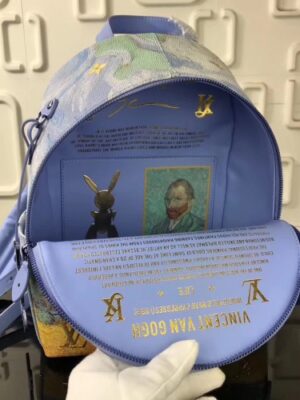 Louis Vuitton Replica Original Masters Collection's Piece VAN GOGH Backpack M43374 Blue 2017