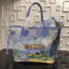 Louis Vuitton Replica Original Masters Collection's Piece VANGOGH Neverfull MM M43373 Blue 2017
