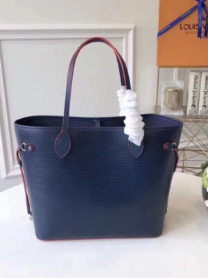 Louis Vuitton Replica Original Quality Epi Neverfull MM Bag Indigo