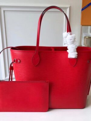 Louis Vuitton Replica Original Quality Epi Neverfull MM Bag M41159 Coquelicot