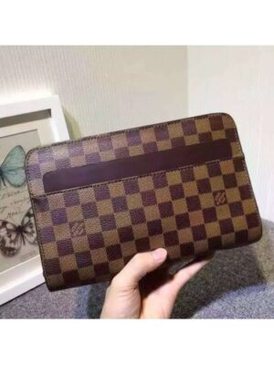 Louis Vuitton Replica POCHETTE SAINT LOUIS DAMIER EBENE N51993