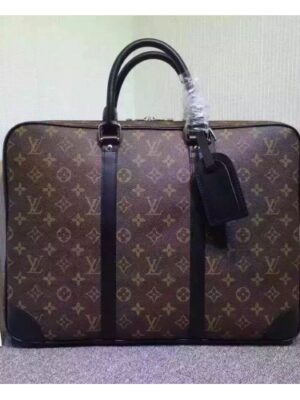 Louis Vuitton Replica PORTE-DOCUMENTS VOYAGE Monogram Macassar Canvas M40225