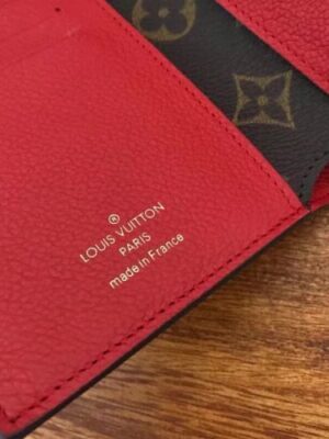 Louis Vuitton Replica Pallas Canvas Wallet Monogram Canvas M60140 Red