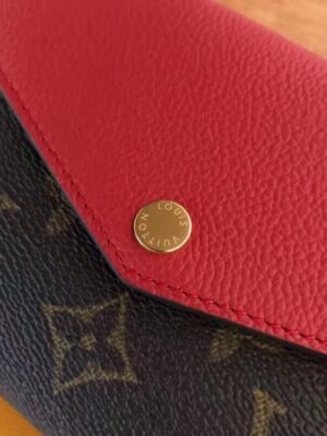 Louis Vuitton Replica Pallas Canvas Wallet Monogram Canvas M60140 Red