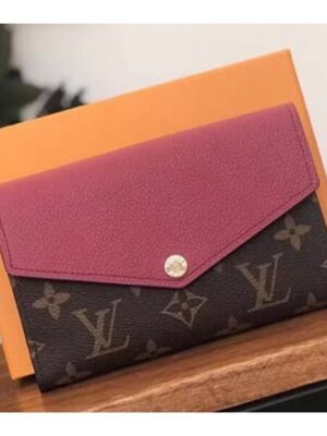 Louis Vuitton Replica Pallas Canvas Wallet Monogram Canvas M64042 Fuchsia