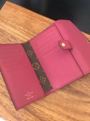 Louis Vuitton Replica Pallas Canvas Wallet Monogram Canvas M64042 Fuchsia