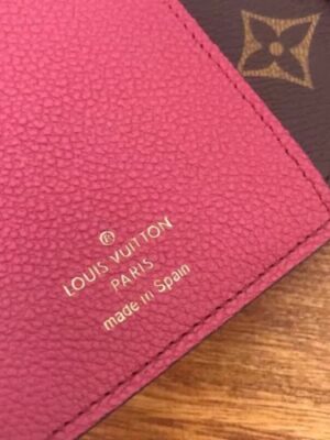 Louis Vuitton Replica Pallas Canvas Wallet Monogram Canvas M64042 Fuchsia