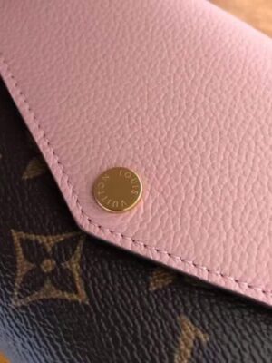 Louis Vuitton Replica Pallas Canvas Wallet Monogram Canvas M64072 Pink