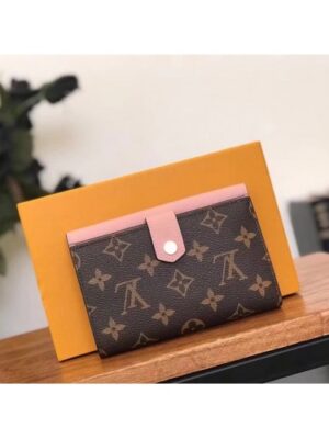 Louis Vuitton Replica Pallas Canvas Wallet Monogram Canvas M64072 Pink