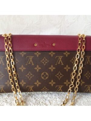 Louis Vuitton Replica Pallas Chain Flap Bag in aurore