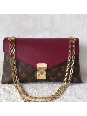 Louis Vuitton Replica Pallas Chain Flap Bag in aurore