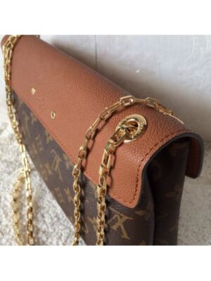 Louis Vuitton Replica Pallas Chain Flap Bag in havane