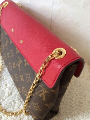 Louis Vuitton Replica Pallas Chain Flap Bag red flap