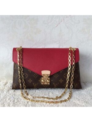 Louis Vuitton Replica Pallas Chain Flap Bag red flap