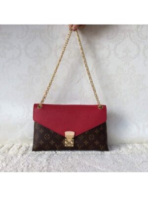 Louis Vuitton Replica Pallas Chain Flap Bag red flap