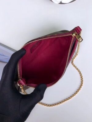 Louis Vuitton Replica Pallas Clutch on Chain M44037 Fuchsia 2017