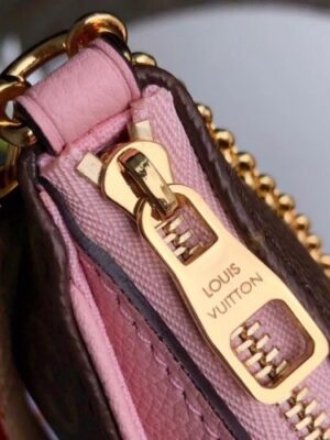 Louis Vuitton Replica Pallas Clutch on Chain M44037 Pink 2017