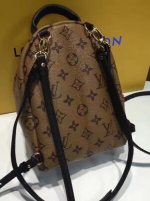 Louis Vuitton Replica Palm Monogram Canvas Mini Backpack M41562 Brown 2017