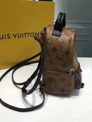 Louis Vuitton Replica Palm Monogram Canvas Mini Backpack M41562 Brown 2017