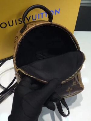 Louis Vuitton Replica Palm Monogram Canvas Mini Backpack M41562 Brown 2017